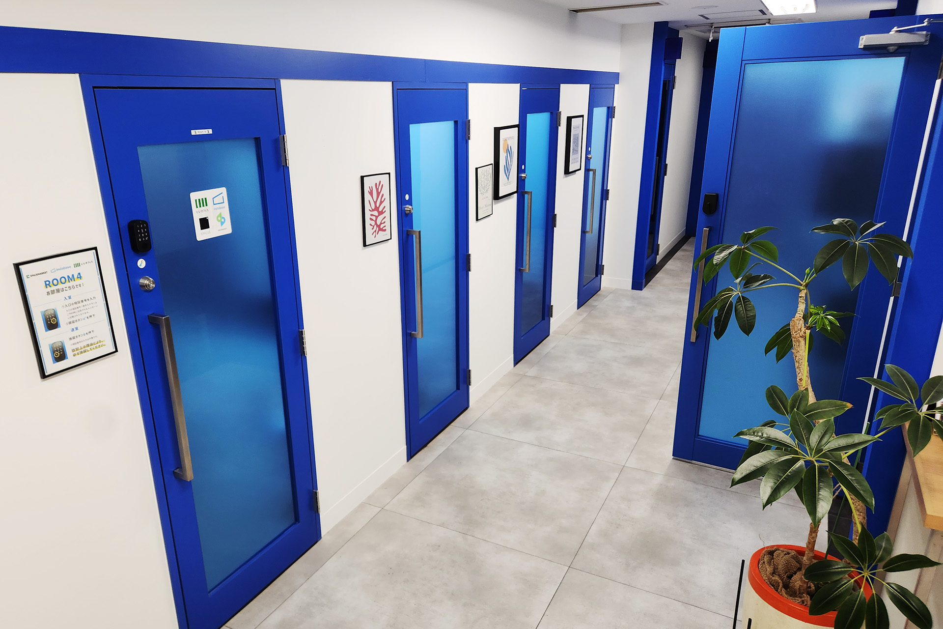 サッポロネストの廊下の様子